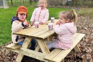 Kinderpicknicktafel deluxe