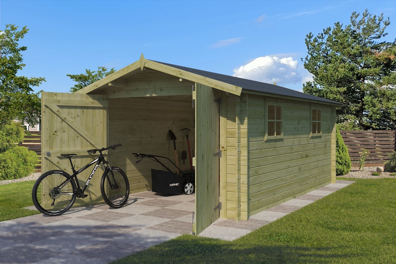 Woodlands garage Classic 3001 - 320x505 - Afbeelding 2