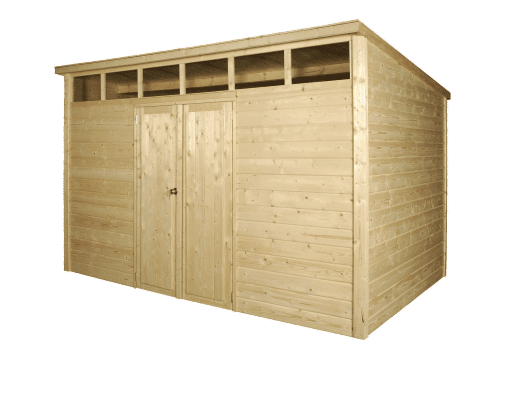 Tuinhuizen met hoekprofielen