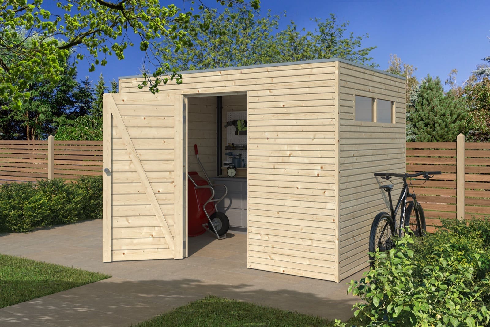 Woodlands tuinhuis QB I 7201 blokhut - 300x210 - Afbeelding 2