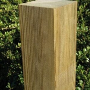 Grenen paal 9 x 9 ongepunt
