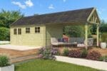Woodlands tuinhuis Gloucester XL 3603EXT