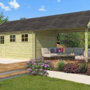 Woodlands tuinhuis Gloucester XL 3603EXT