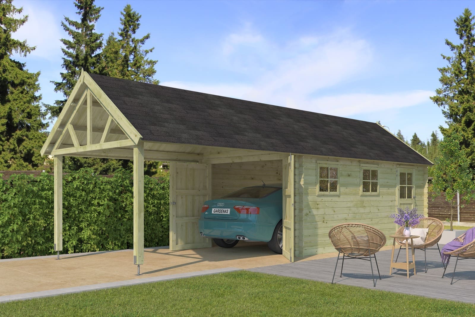 Woodlands garage Gloucester 3611EXT - 320x910 - Afbeelding 2