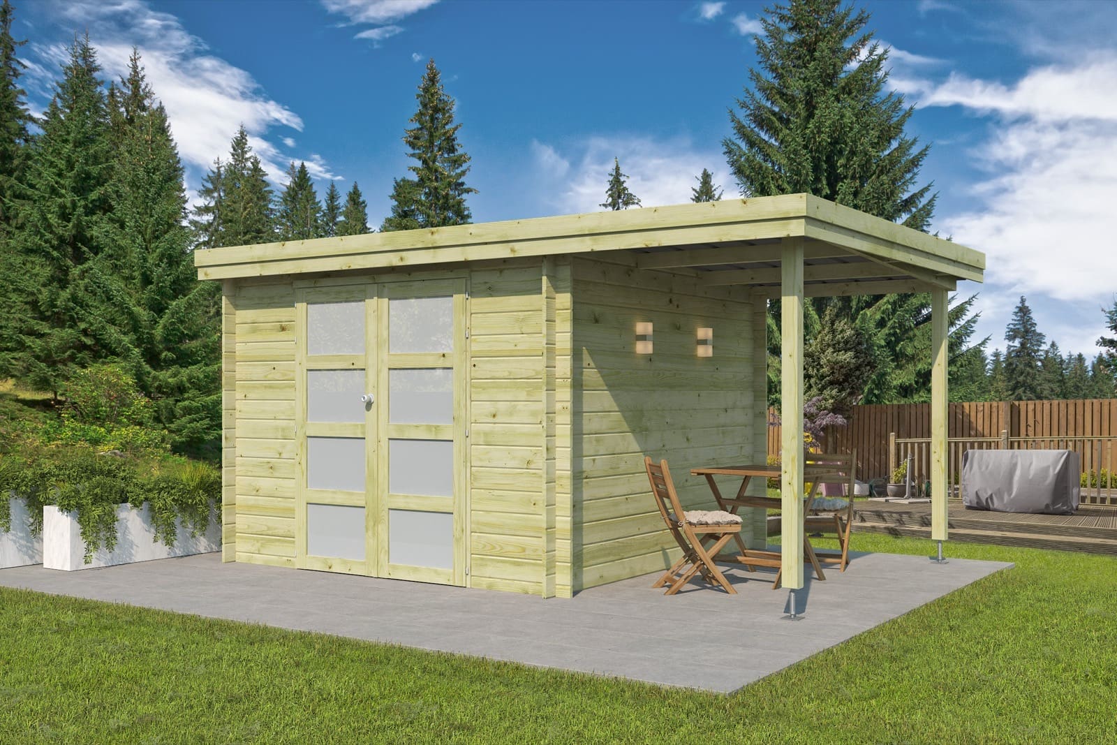 Woodlands tuinhuis Oregon 3702EXT150