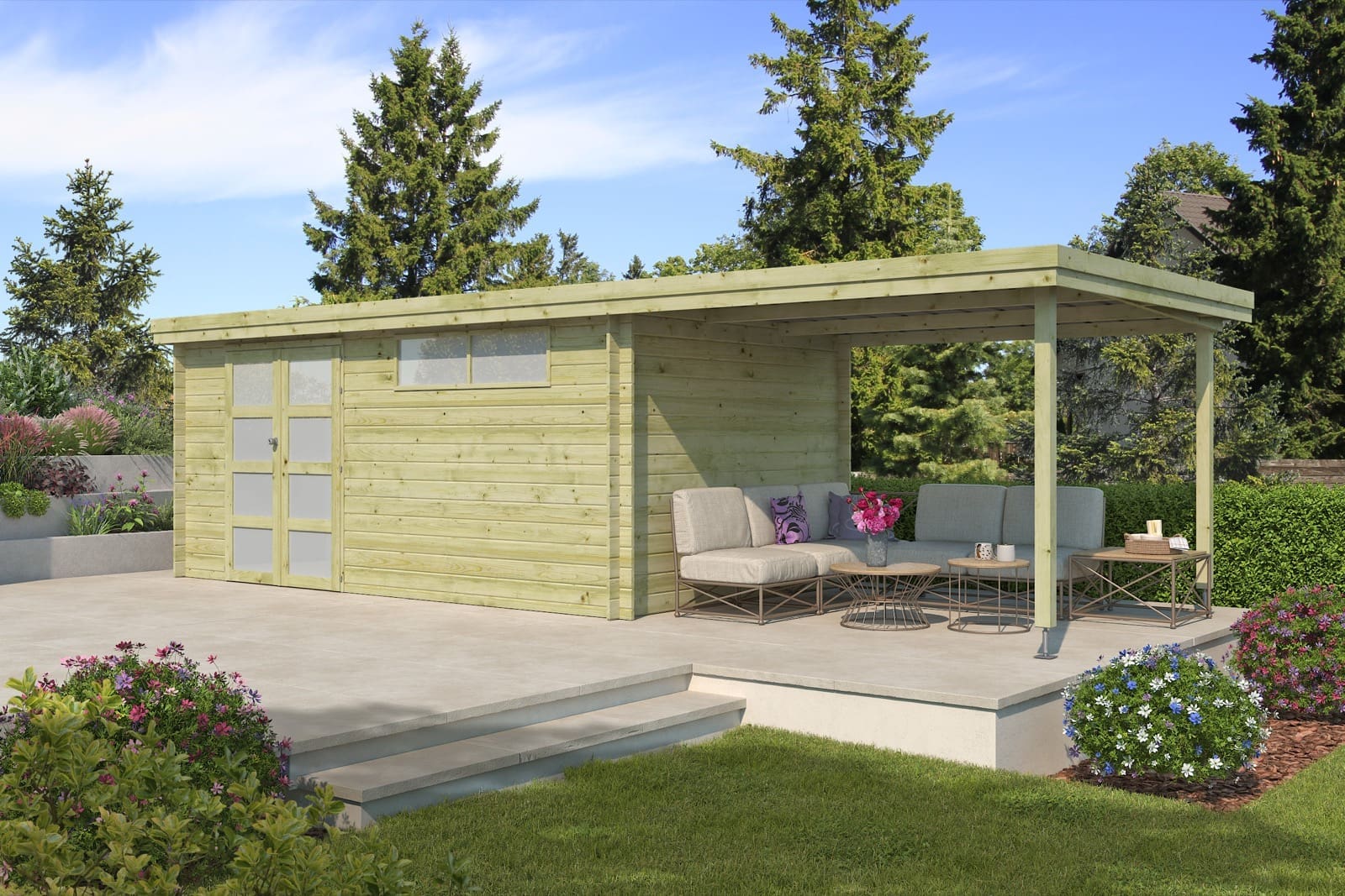 woodlands tuinhuis oregon 3704ext300
