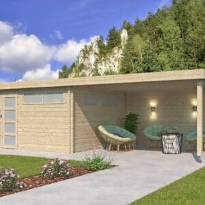 woodlands tuinhuis modern l 4604ext400iso blokhut Ottawa III