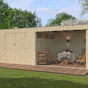 woodlands tuinhuis qbv 8112ext300 blokhut
