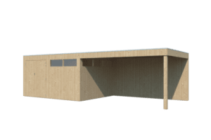 Woodlands Tuinhuis QBV 8113EXT400 | brede latjes - 802 x 298