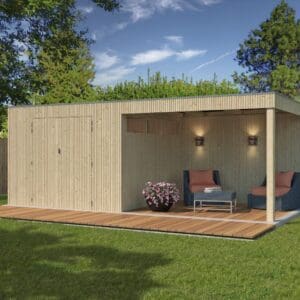 Woodlands tuinhuis QBV 8312EXT300 blokhut