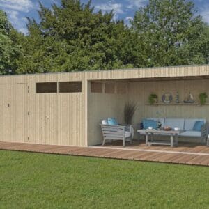 Woodlands tuinhuis QBV 8313EXT400 blokhut