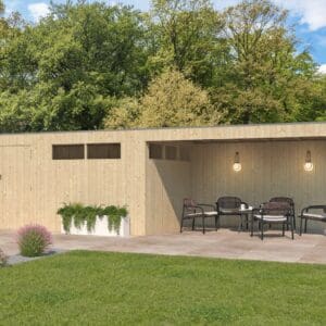 Woodlands tuinhuis QBV 8314EXT400 blokhut