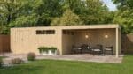 Woodlands tuinhuis QBV 8314EXT400 blokhut