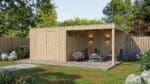 Woodlands tuinhuis QBV 8312EXT300 blokhut