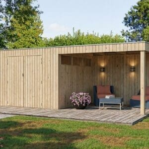 Woodlands tuinhuis QBV 8312EXT300 blokhut