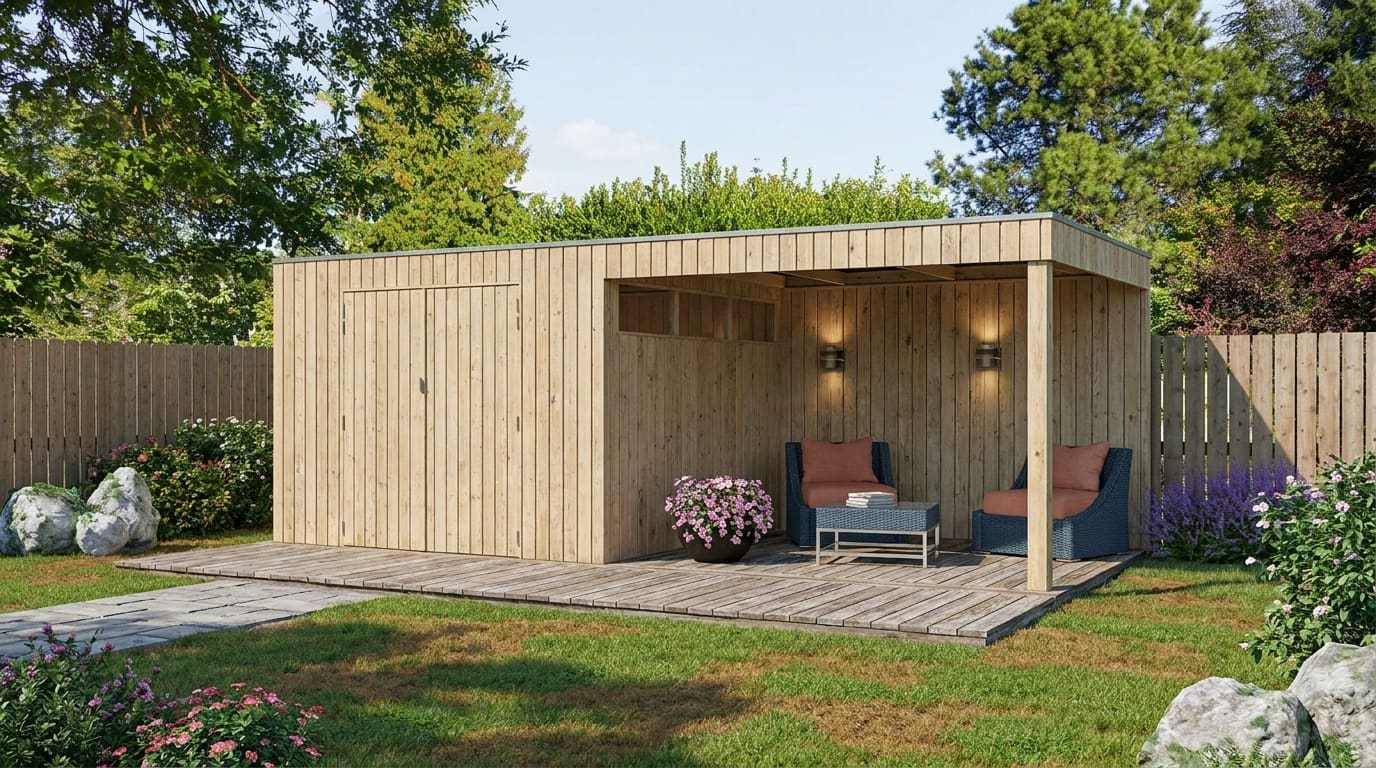 Woodlands tuinhuis QBV 8312EXT300 blokhut