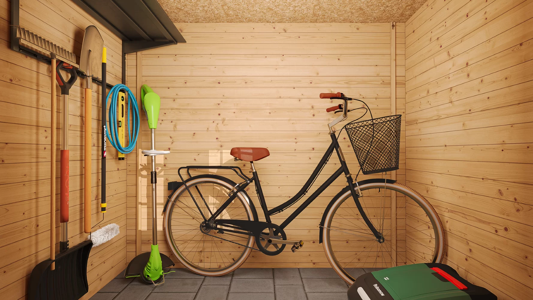 Houten tuinhuis M311 – 200 x 130 cm – 2 m2 - Afbeelding 5