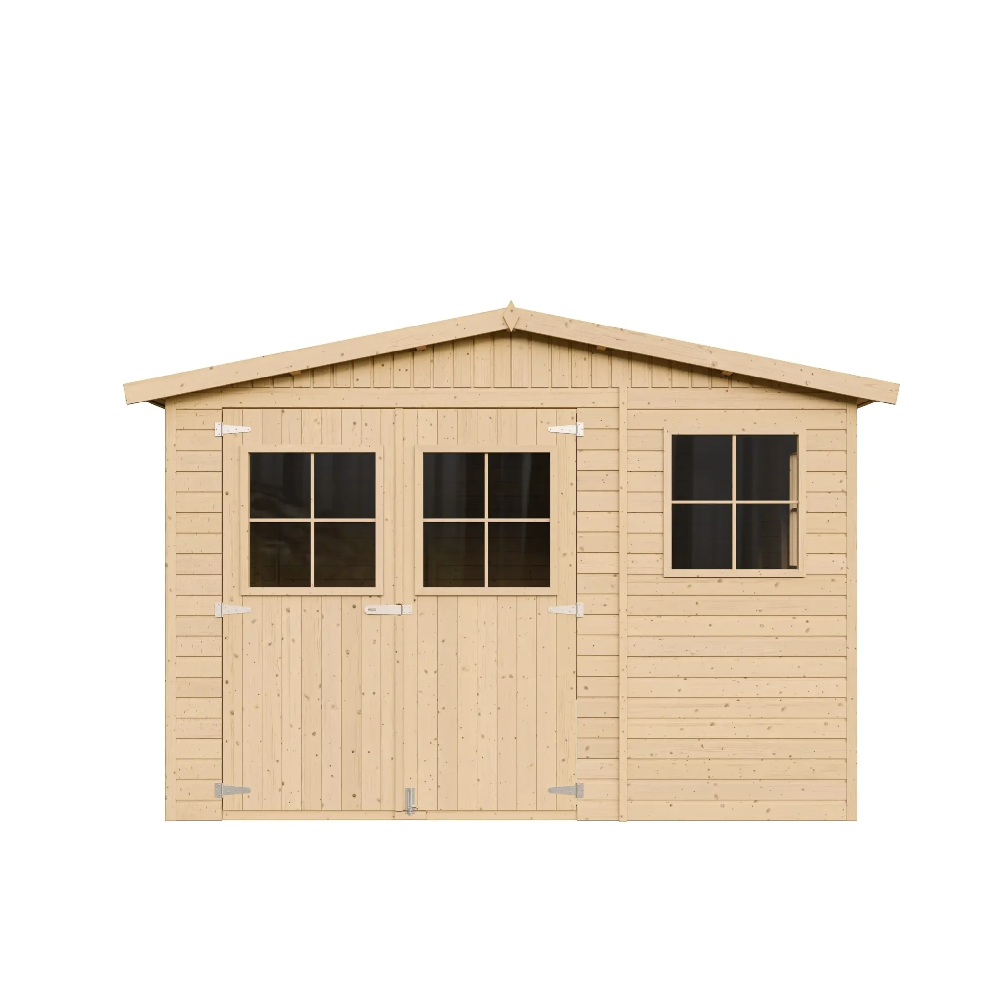 Houten tuinhuis M336 blokhut – 303 x 395 cm – 12 m2 - Afbeelding 4