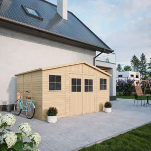 houten tuinhuis M331