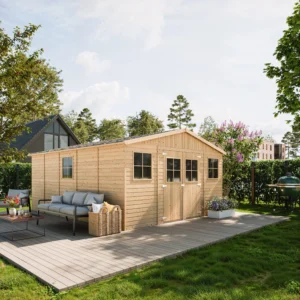 houten tuinhuis m333
