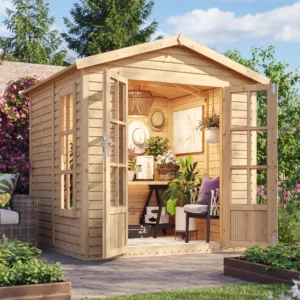 houten tuinkantoor M351FB