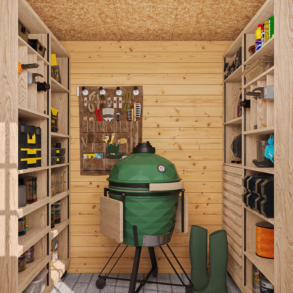 Houten tuinhuis M309 – 200 x 200 cm – 4 m2 - Afbeelding 5