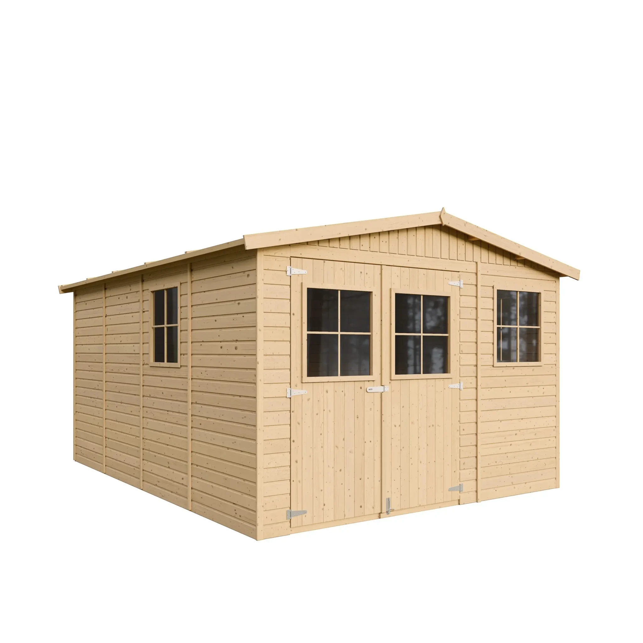 Houten tuinhuis M336 blokhut – 303 x 395 cm – 12 m2 - Afbeelding 5