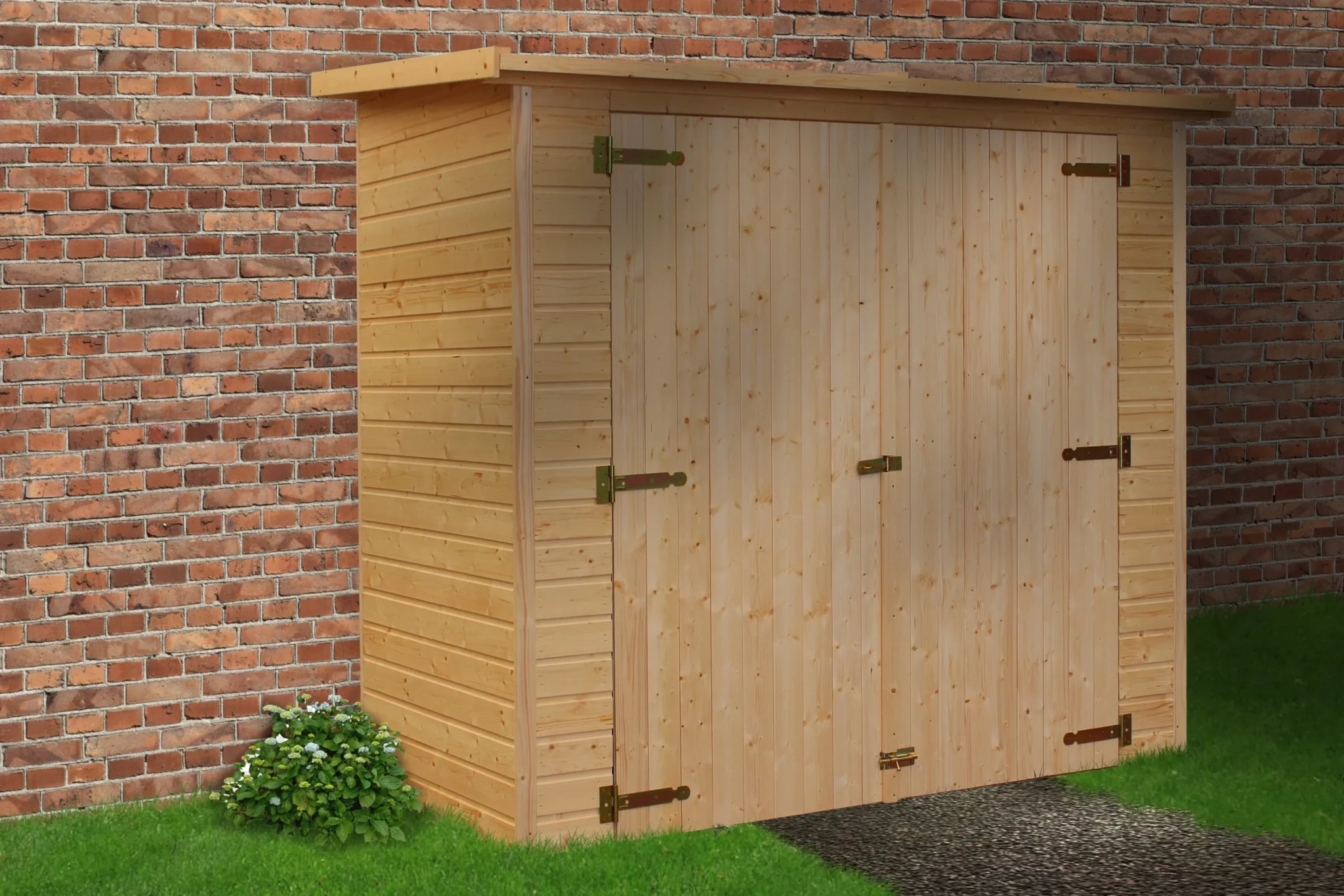 houten tuinhuis m348