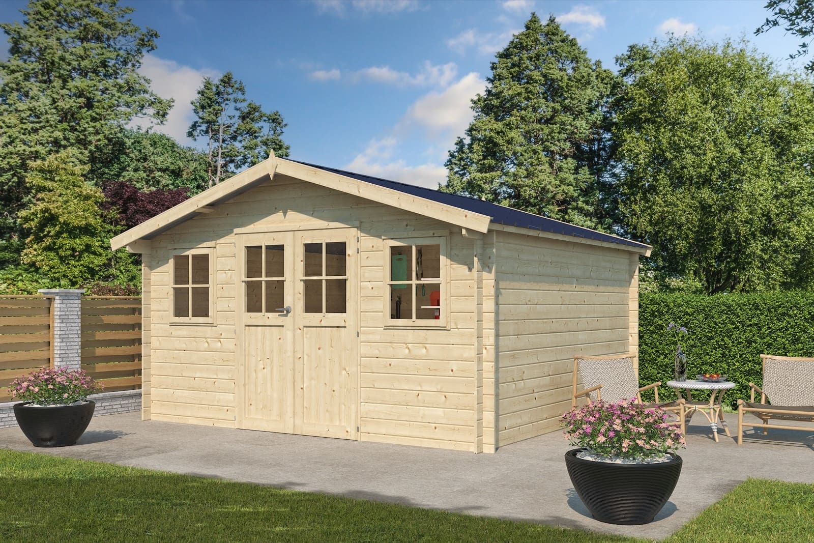 Woodlands tuinhuis Montreal 3024AC blokhut