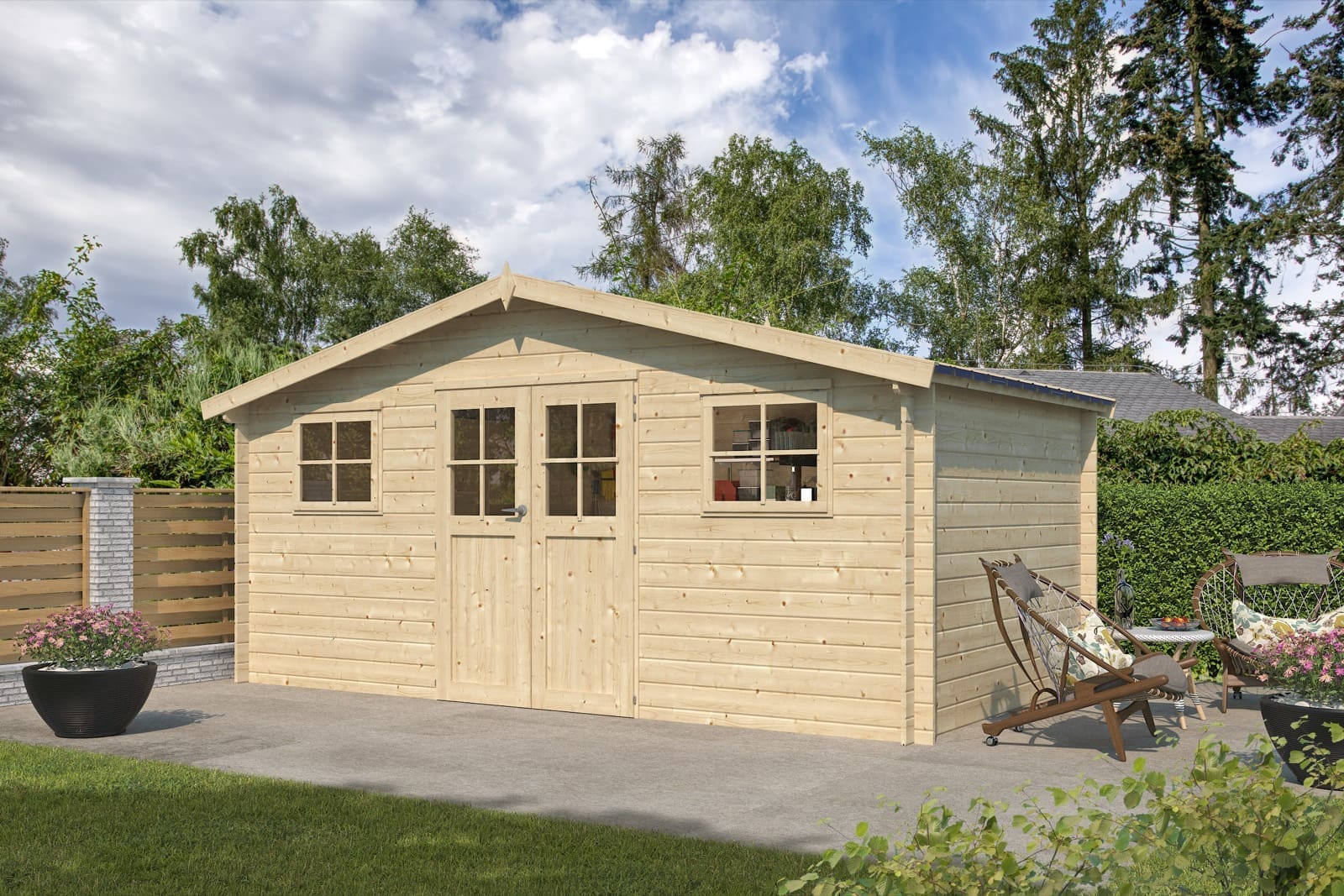 Woodlands tuinhuis Hudson 3028AC blokhut livigno