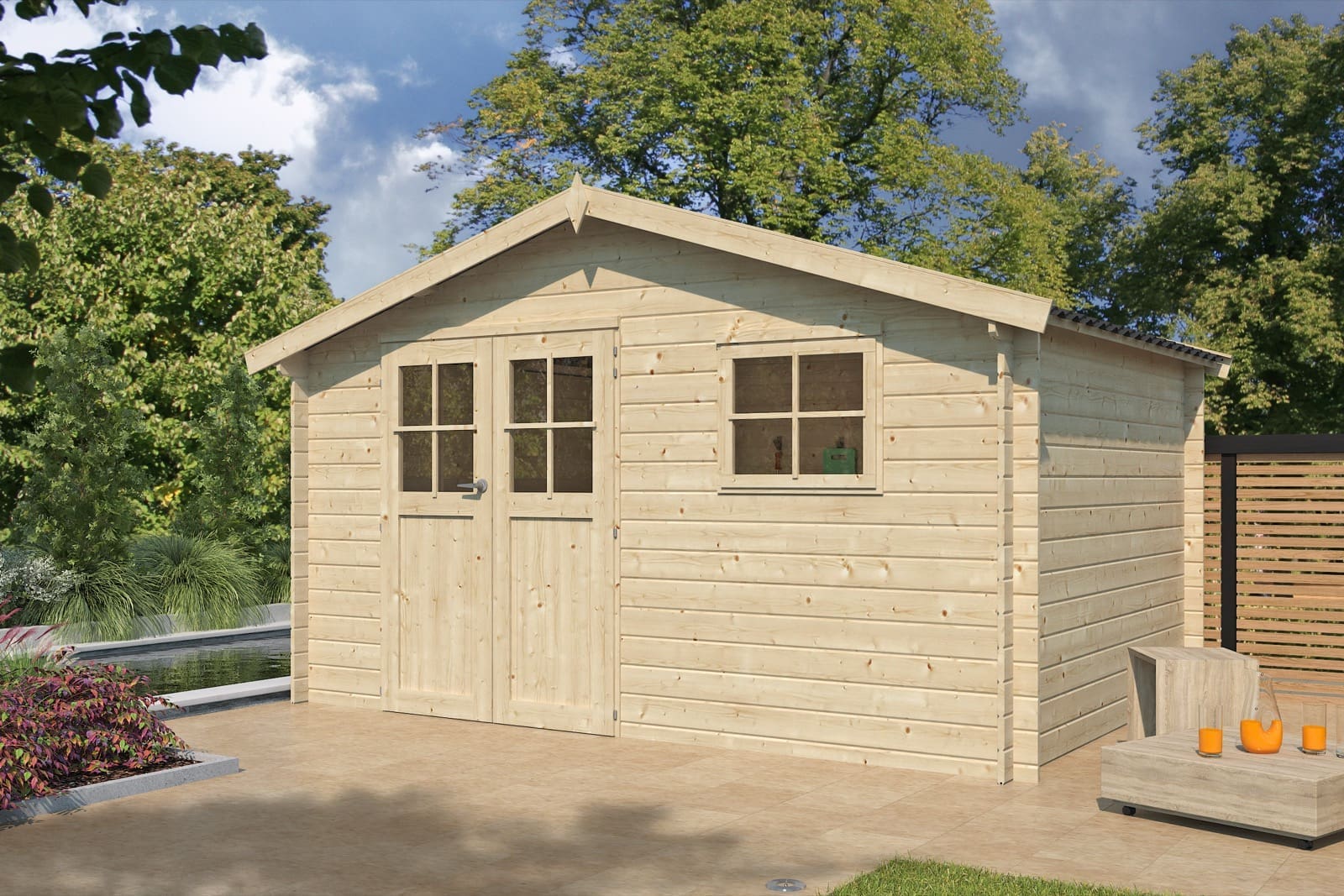 Woodlands tuinhuis Lausanne 3030DP blokhut palermo l