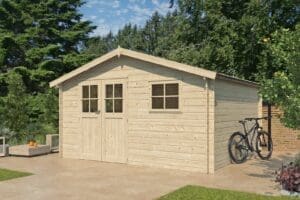 Woodlands tuinhuis Lausanne 3031DP blokhut palermo xl