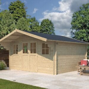 Woodlands tuinhuis QUEBEC 3059XL blokhut matterhorn xl