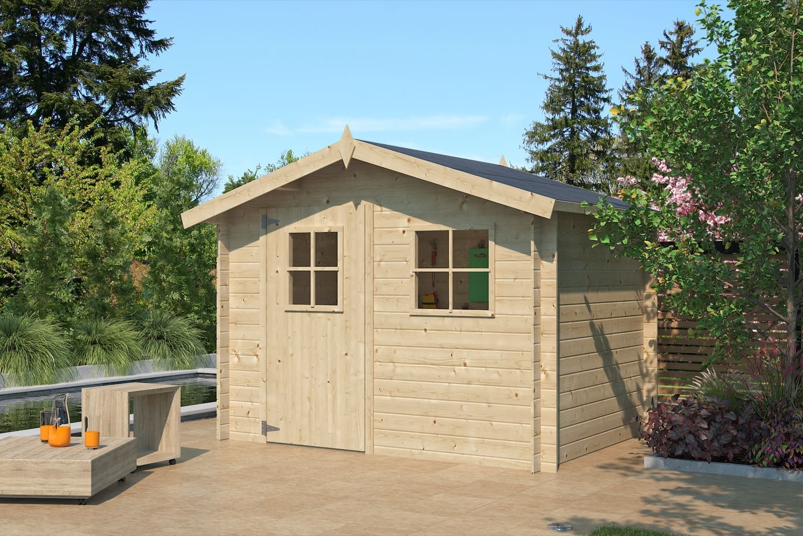 Woodlands tuinhuis Luzern 9002 blokhut innsbruck xl