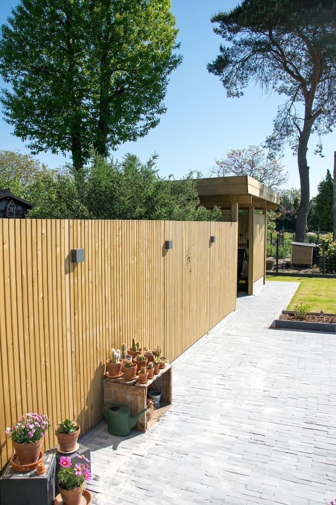 milo tuinscherm grenen