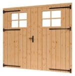 DOUGLAS dubbele deur met raam 2400x2129