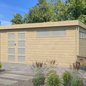 Woodlands tuinhuis MODERN 4601AC blokhut – 505×295 cm