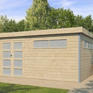 Woodlands tuinhuis KASUKO XXL 5105AC blokhut – 485×385 cm
