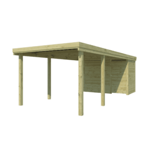 Woodlands carport BREMEN QB CPTBRE – 307×720 cm