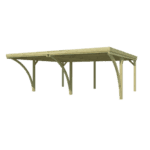 Gardenas carport CAPRI CPTCAP – 594×552 cm