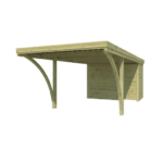 Woodlands carport FIRENZE QB CPTFIR – 307×720 cm