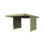 Woodlands carport QB CPTQBCOMBIA – 307×554 cm