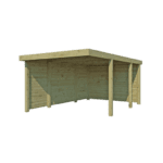 Woodlands carport QB CPTQBCOMBIB – 307×554 cm