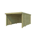 Woodlands carport QB CPTQBCOMBID – 307×554 cm