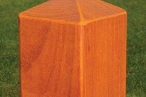 Padoek poortpaal 12x12