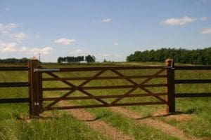 Landelijke en weidepoorten