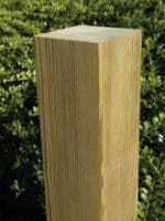 Grenen paal 9 x 9 ongepunt