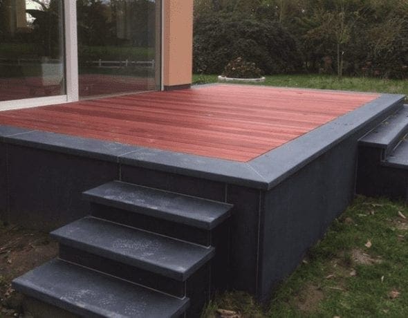 Padoek geschaafde terrasplanken 20x140 - goed voor 48m2 - Afbeelding 3