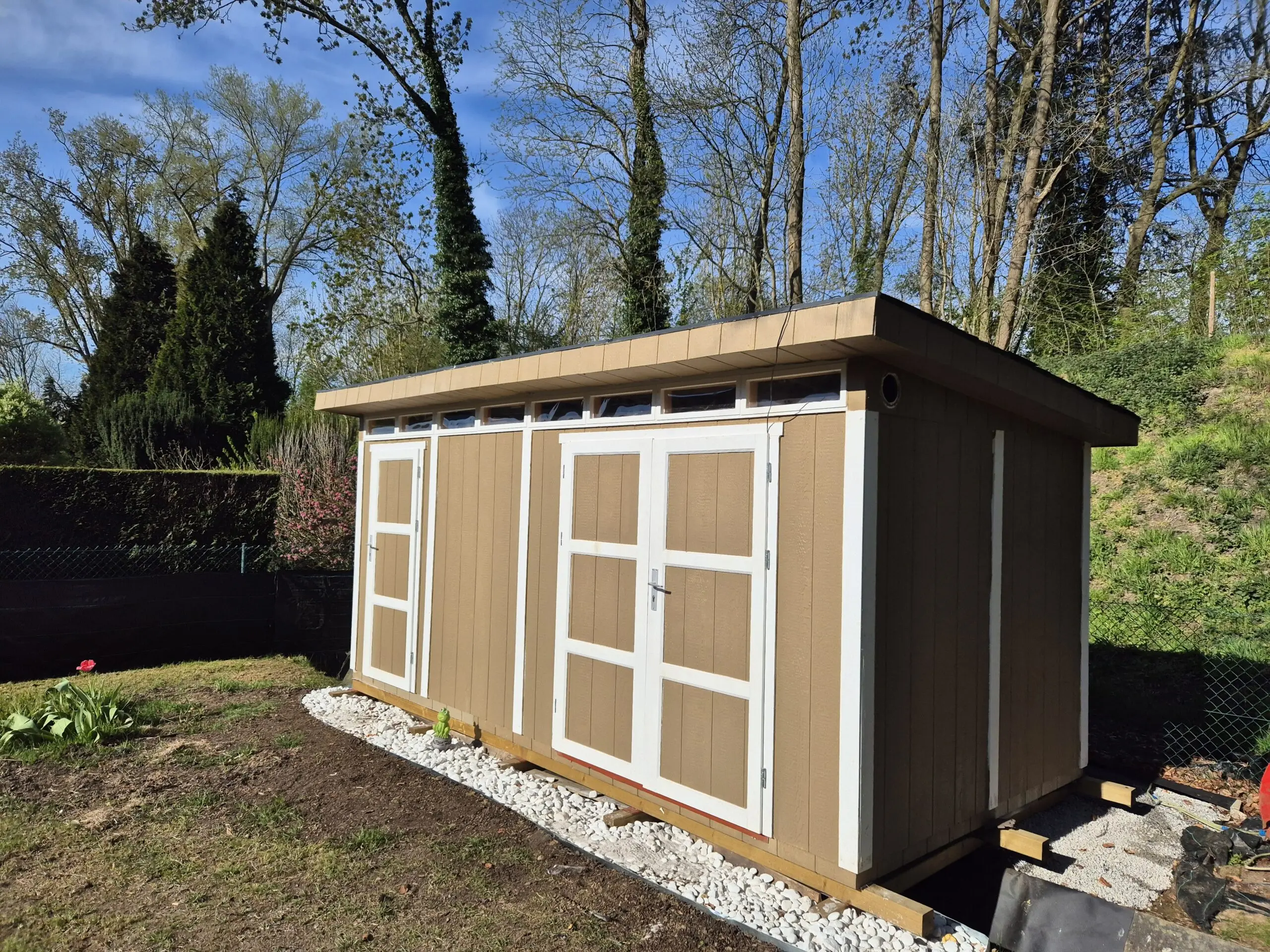 LP® SmartSide® panelen tuinhuis M905C – 236 x 486 cm – 12 m2 - Afbeelding 9