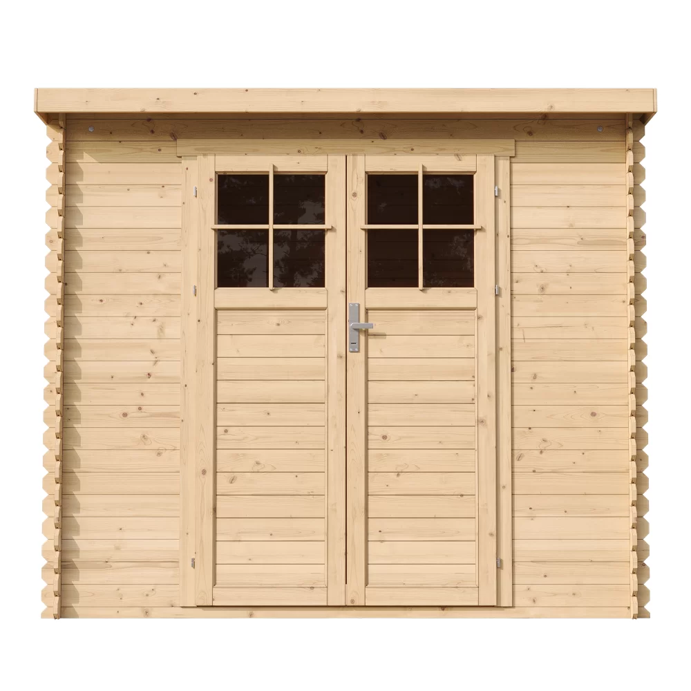 Houten tuinhuis M311F – 200 x 130 cm – 2 m2 - Afbeelding 4